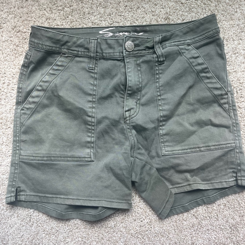 Shorts - Khaki Green - Utility By Seven7